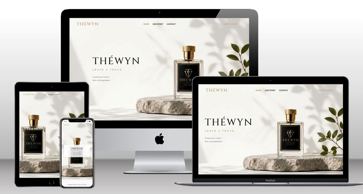 Perfume Shop Landing Page